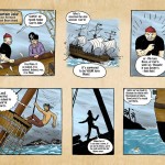 Captain Jake visits Bear Island cartoon story Page 1