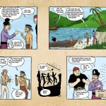 Captain Jake visits Bear Island cartoon story Page 2