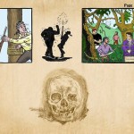 Cartoon strip from the Captain Jake story