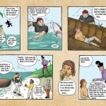 Cartoon strip from the Captain Jake story