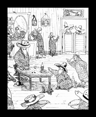 Part of Burd Saloon Scene - 2066