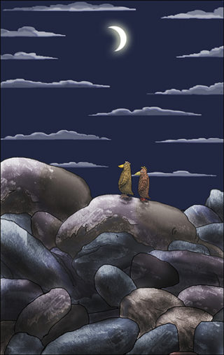 Original drawing of wandering Rockland