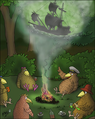 Tales Around the Campfire illustration